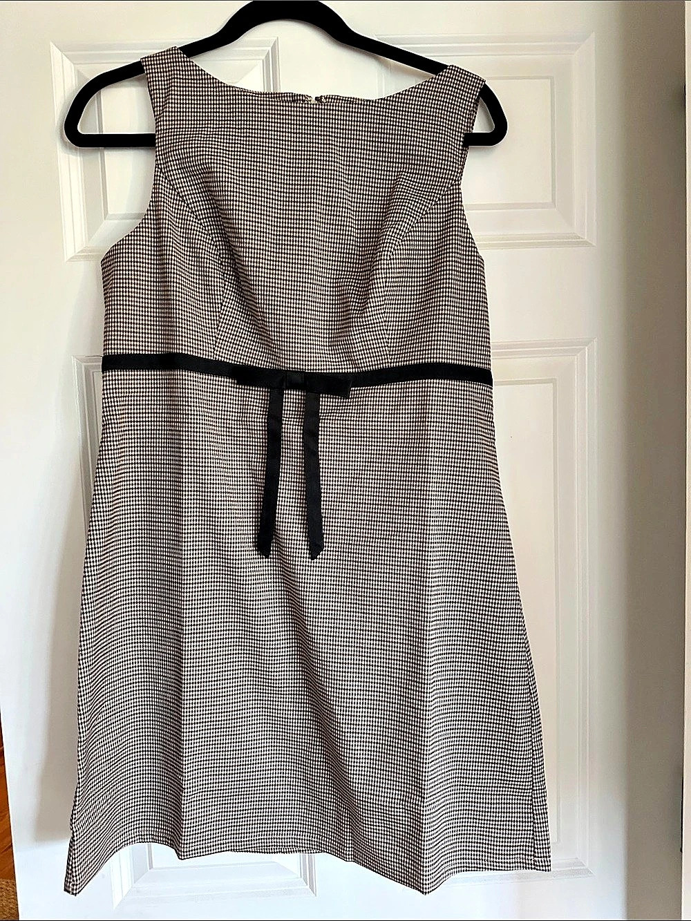 Wild Fable Houndstooth Mini Dress in Brown & Black Like New